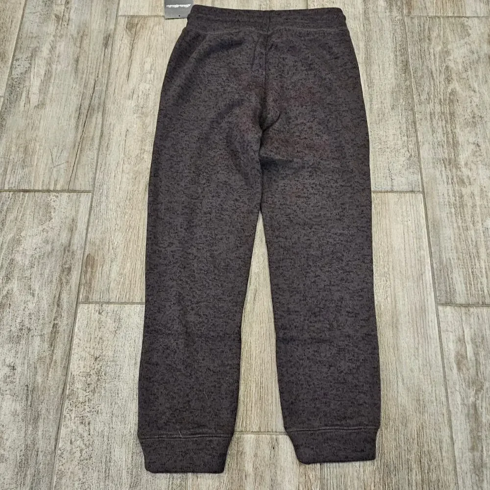 Eddie Bauer Jogger Sweatpants Boys Size S‎ Elastic Waist Cozy Lounge Casual NEW